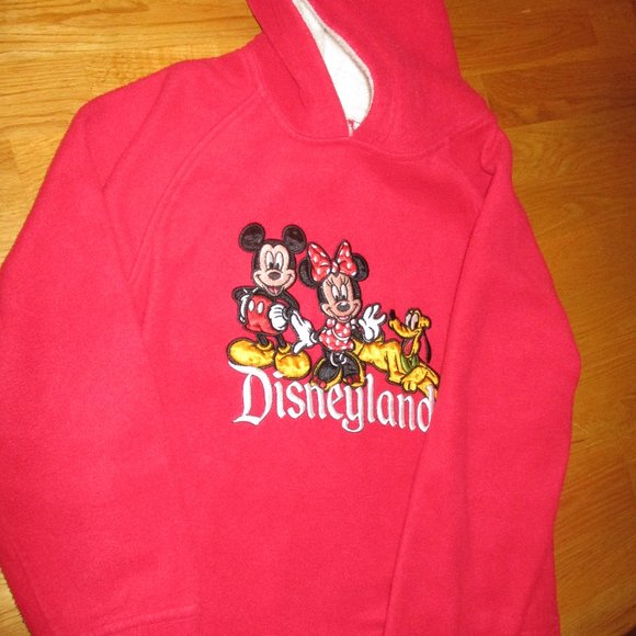 Disney Fleece Hoodie Size L 10/12 - Picture 4 of 5